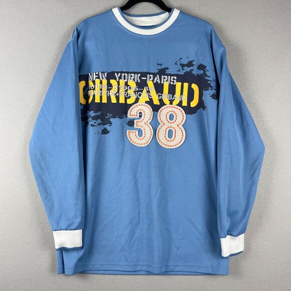 VTG Marithe Francois Girbaud Graphic Shirt Mens Large Patch Embroidery Y2K 90s - Picture 1 of 14